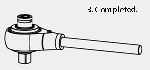 Installing straight reaction bar_step 3